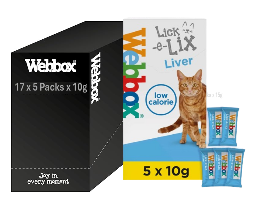 Webbox Lick-e-Lix Liver 5 Pack