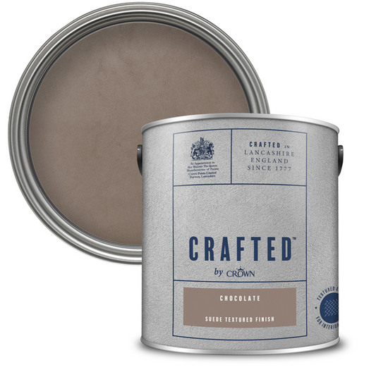 Crown Crafted Suede Textured Chocolate 2.5L