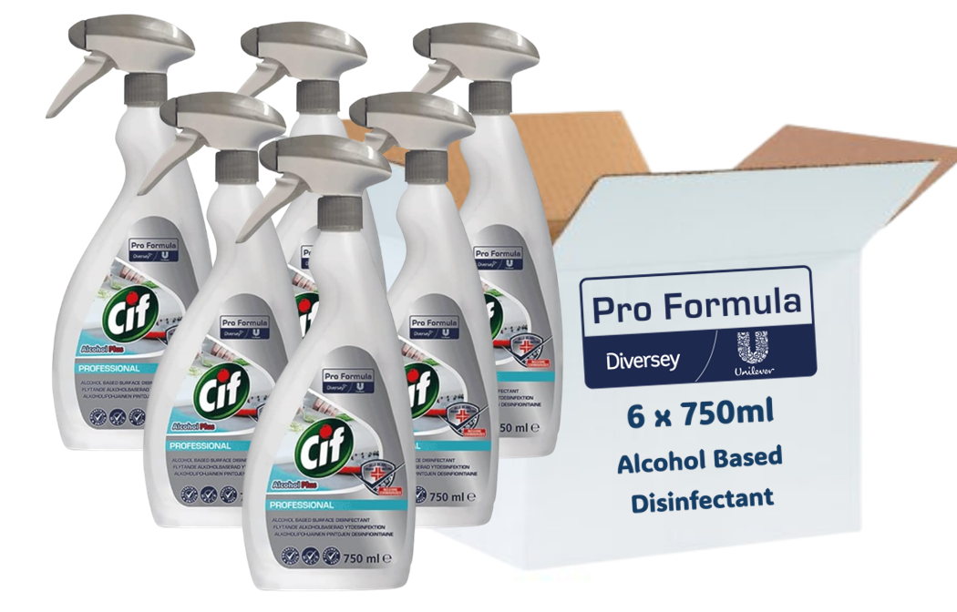 Cif Pro-Formula Alcohol Plus Disinfectant Spray 750ml