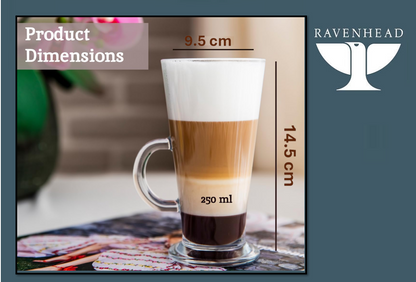 Ravenhead Entertain Latte Glass Mug 26cl