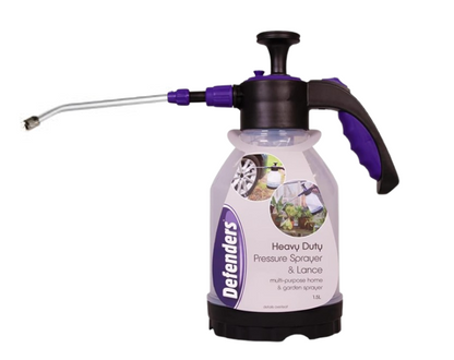 Defenders Heavy Duty Pressure Sprayer & Lance 1.5L, Garden Use With Weed Killer