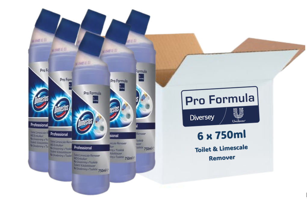 Domestos Professional Toilet Cleaner &  Limescale Remover 750ml