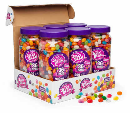 The Jelly Bean Factory, Jelly Beans | Mixed 36 Flavours | 1 x 900g Jar