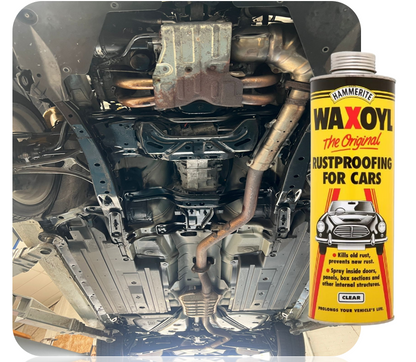Hammerite Waxoyl Car Underseal And Rust Protection  Waxoyl Clear 1Ltr