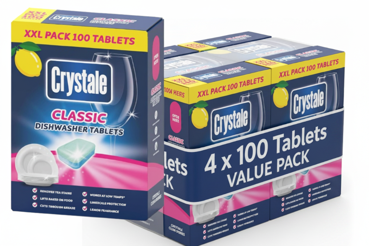 Crystale Ultra 5in1 Dishwasher Tablets 100's
