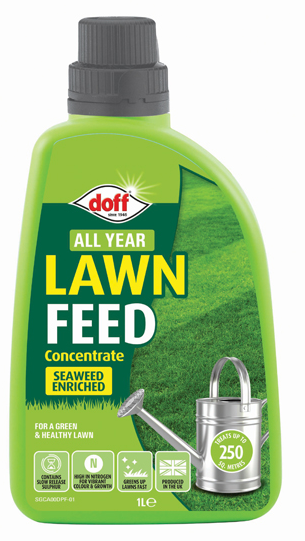 Doff All Year Lawn Feed | Highly Concentrated Liquid | 1L = 250m2 RTU Feed