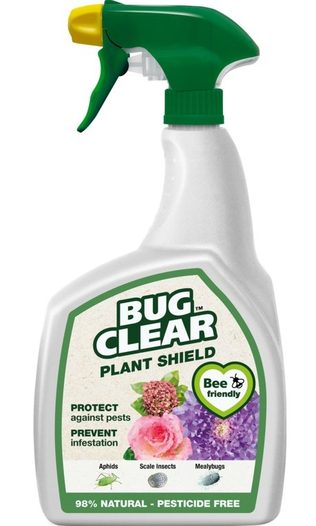 Bugclear Plant Shield | Insecticide Free | All Year Plant Protection Spray 800ml