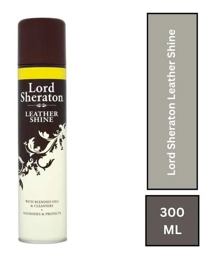 Lord Sheraton Leather Shine 300ml  Spray | Nourishes &Protects Leather Items