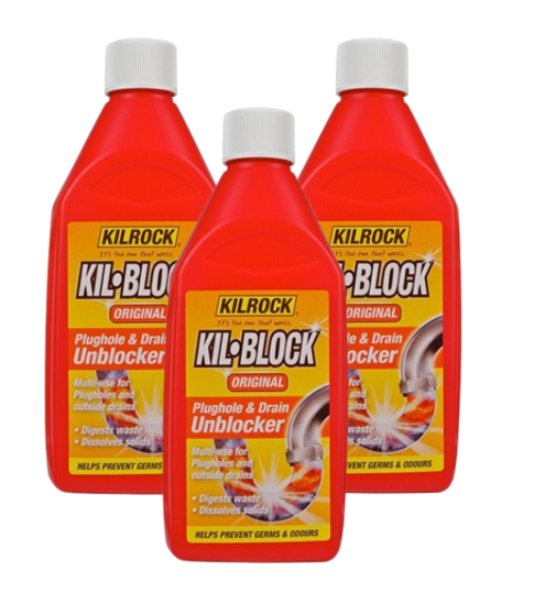 Kilrock Kil-Block Plughole and Drain Unblocker 500ml