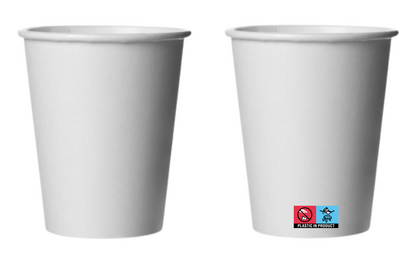 Belgravia 12oz Single Walled White Paper Cups 50's