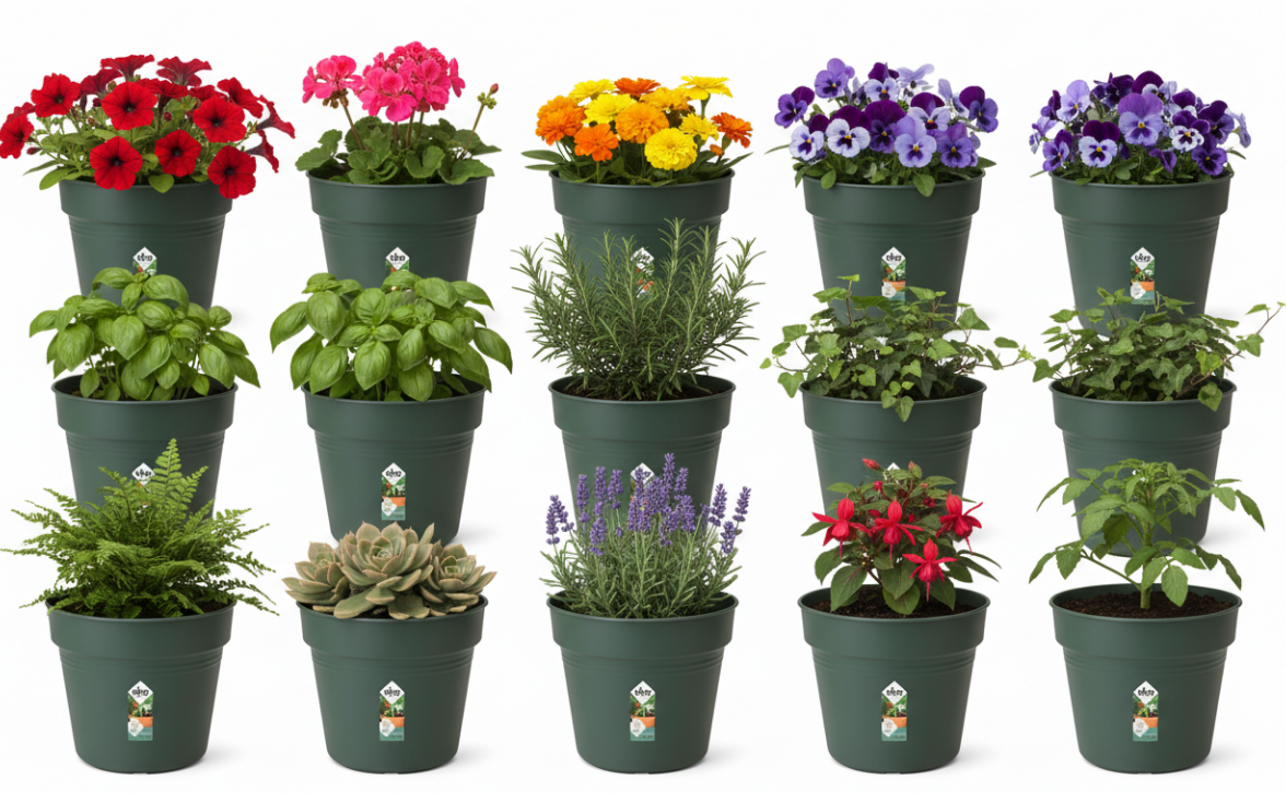 Elho Green Basics Grow Pot 19cm LEAF GREEN
