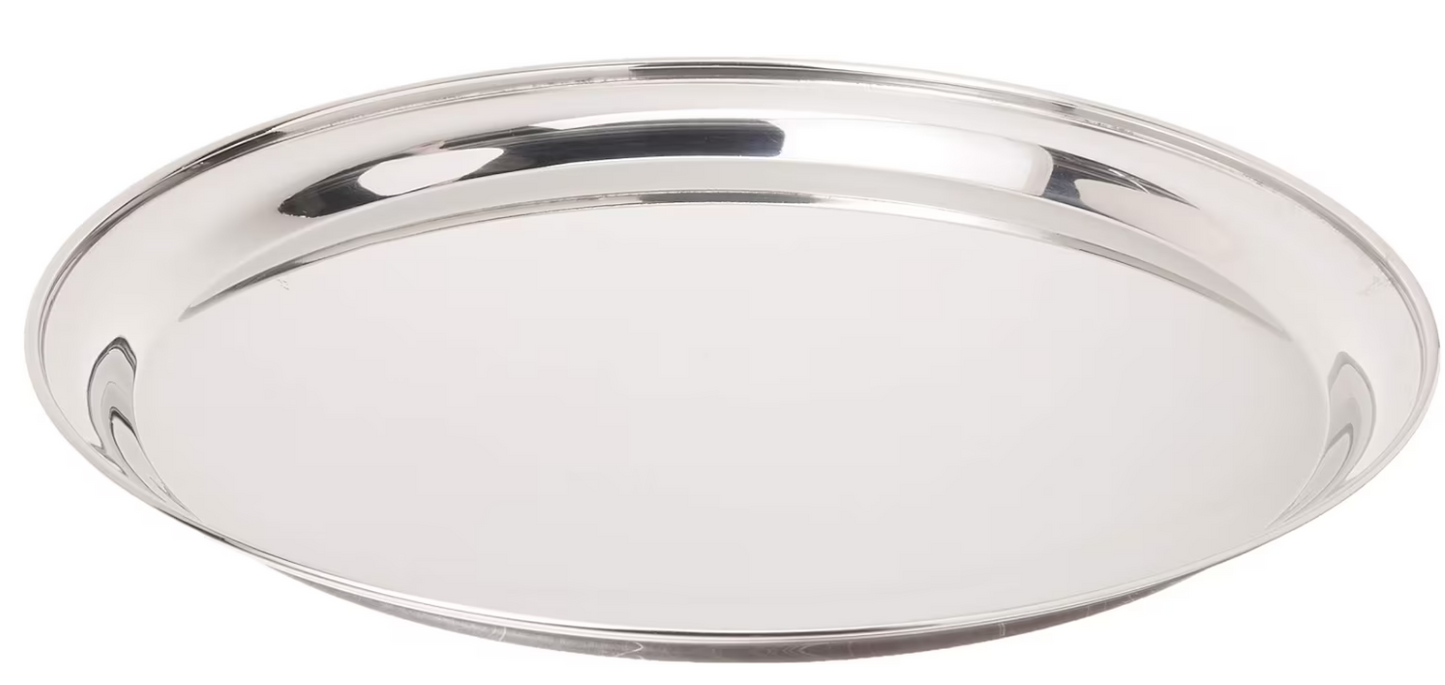 Fixtures 40cm/16inch S/S Round Tray