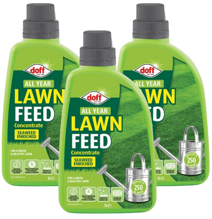 Doff All Year Lawn Feed | Highly Concentrated Liquid | 1L = 250m2 RTU Feed