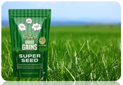 Grass Gains Super Seed 1KG, Fast Growth Lawn Seed