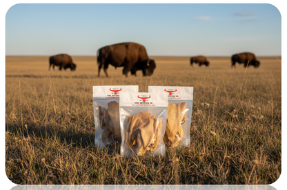 The Buffalo Co: Buffalo Ears 10 Pack | 100% Natural | High Protein, Low Fat Treats