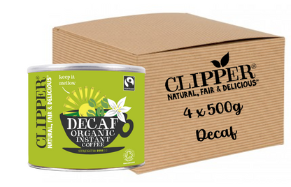 Clipper Premium 100% Arabica DECAF Coffee | Fairtrade & Organic 500g