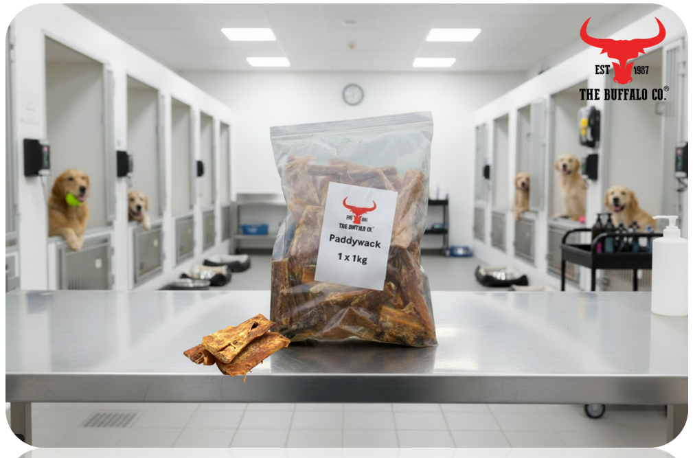 The Buffalo Co Paddywack | 100% Natural Grass-Fed Dog Treats | BULK Bag 1 x 1kg