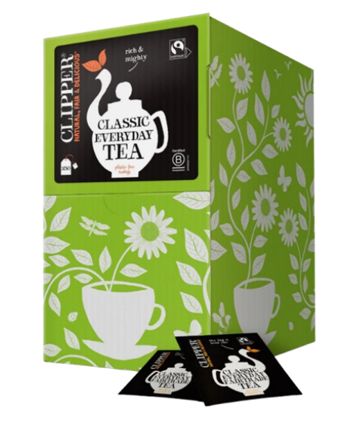 Clipper Fairtrade Everyday Blend 250 Teabags | Unbleached Eco Friendly Tea