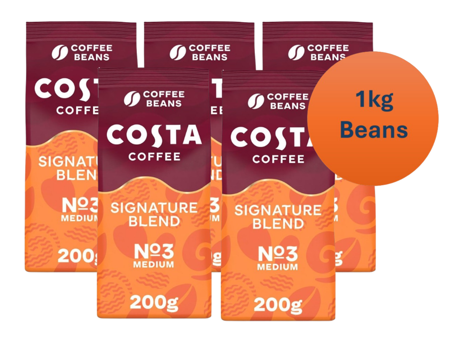 Costa Signature Blend Coffee Beans 200g