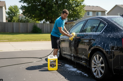 Flow Car Wash & Wax Shampoo Concentrate | Cherry Scented | With Carnauba Wax | 1 x 2.5L