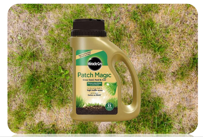 Miracle-Gro Patch Magic Jug 1015G |  2× thicker than ordinary grass seed
