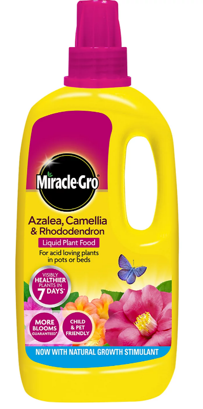 Miracle-Gro Azalea, Camellia & Rhododendron Concentrated Liquid Plant Food, 1 Litre