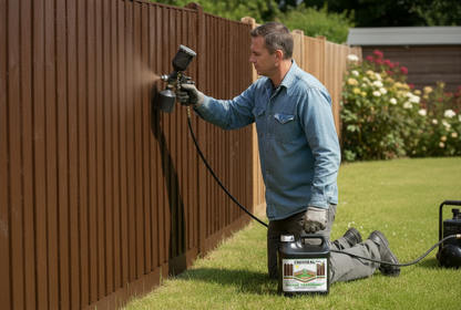 Creoseal Dark Brown Oil Based Fence Timber Paint Creocote | 4L Tub