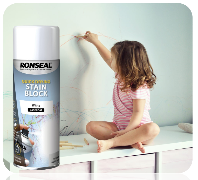 Ronseal Stain Block Aerosol White 400ml