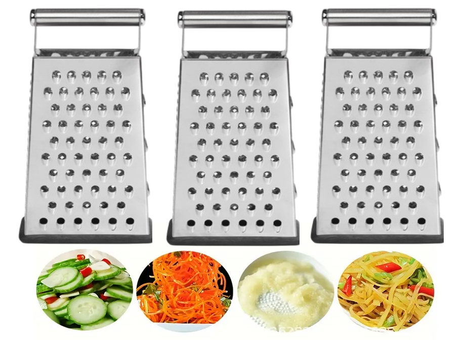 Tala Large Stainless Steel Box Grater With Non Slip Base