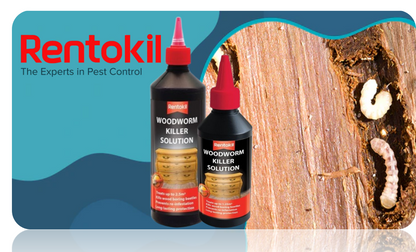 Rentokil Woodworm Insect Pest Protection Treatment Fluid 250ml