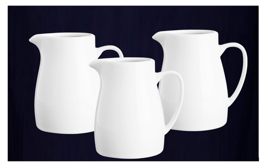 Price & Kensington White Milk Jug 180ml/6oz