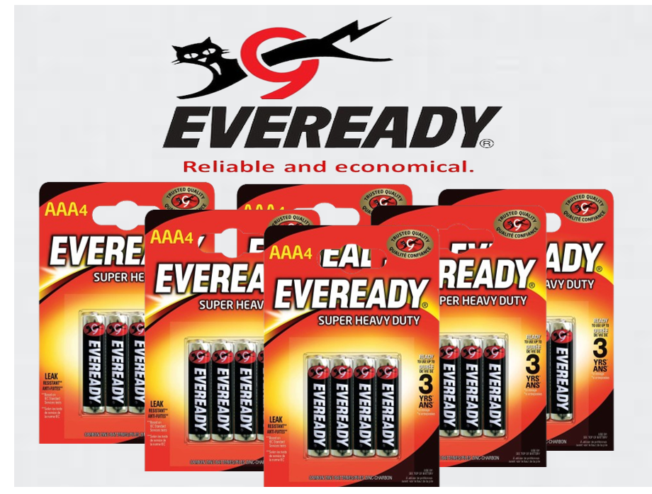 Eveready AA Super Heavy Duty Pack 4's