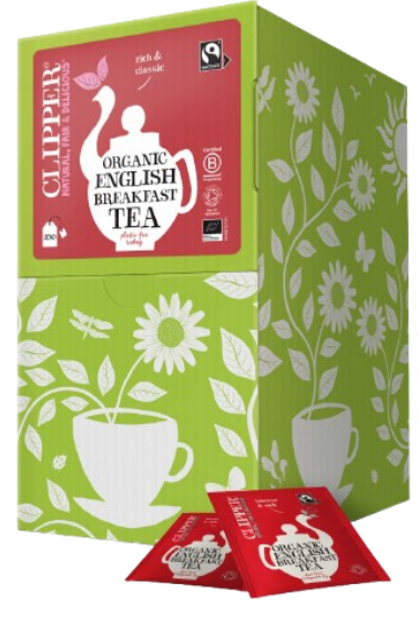 Clipper Fairtrade Organic Speciality English Breakfast 250 Envelopes