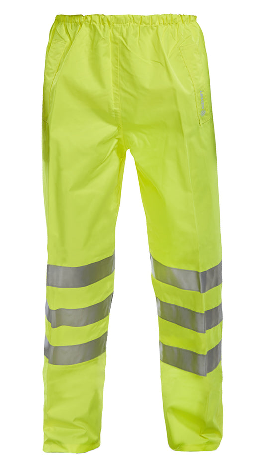 Beeswift Birkdale Hi-Vis Waterproof Breathable Trousers - {ALL COLOURS / SIZES}