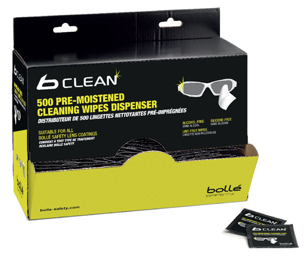 Bolle Lens Cleaning Wipes 500's