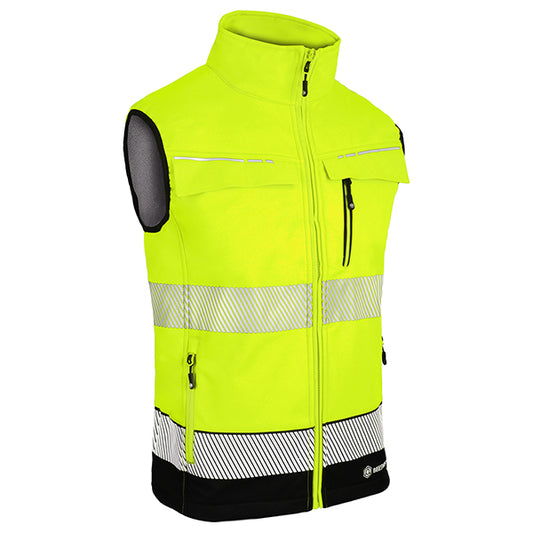 Beeswift Delta Hi-Vis Two Tone Yellow & Black Gilet ALL SIZES