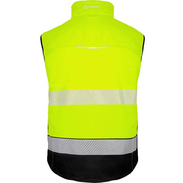 Beeswift Delta Hi-Vis Two Tone Yellow & Black Gilet ALL SIZES