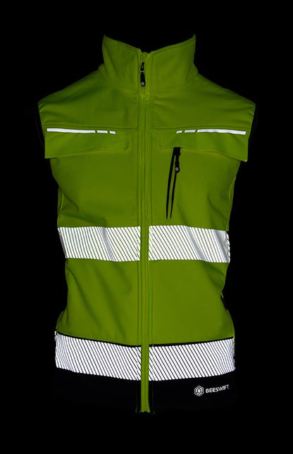 Beeswift Delta Hi-Vis Two Tone Yellow & Black Gilet ALL SIZES