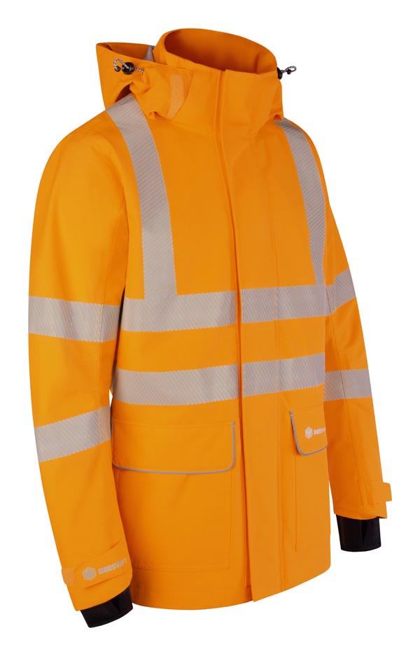 Beeswift Stormwear Mens Hi-Vis Jacket Orange ALL SIZES