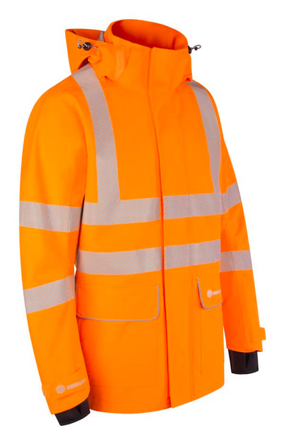 Beeswift Stormwear Mens Hi-Vis Jacket Orange ALL SIZES