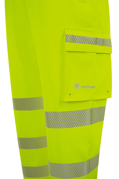 Beeswift Stormwear Mens Hi-Vis Overtrouser Yellow ALL SIZES