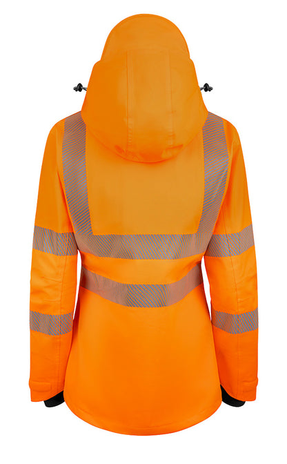 Beeswift Stormwear Womens Hi-Vis Jacket Orange ALL SIZES