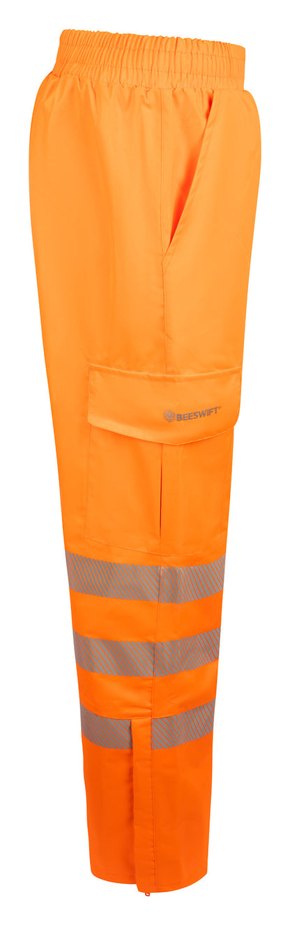 Beeswift Stormwear Womens Hi-Vis Overtrouser Orange ALL SIZES