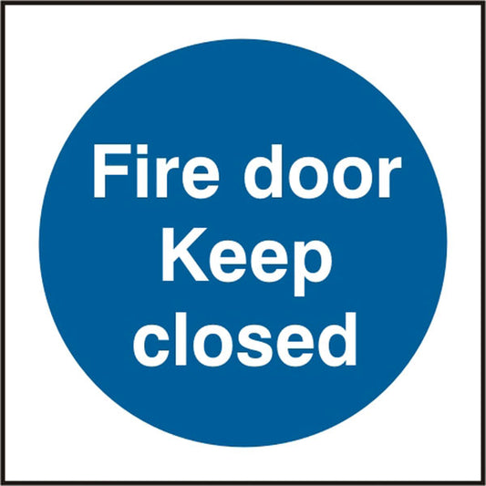 FIRE DOOR KEEP CLOSED SIGN - {ALL COLOURS / SIZES}