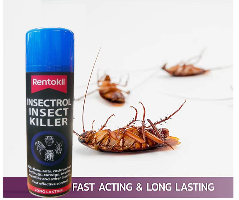 Rentokil All Purpose Insectrol Insect Killer 250ml Fleas, Ants, Cockroaches, Bedbugs etc..