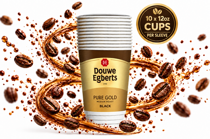 Douwe Egbert Pure Gold Black 12oz On The Go (10 Cups)