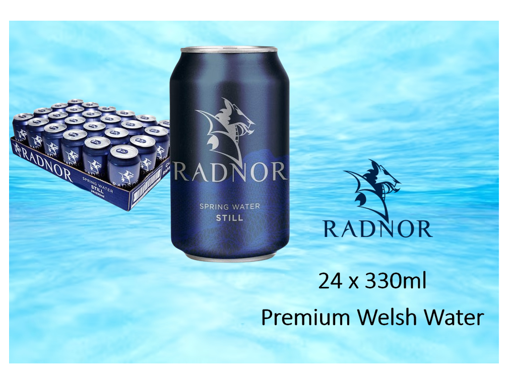 Radnor Hills Spring Still Water Cans 24x330ml