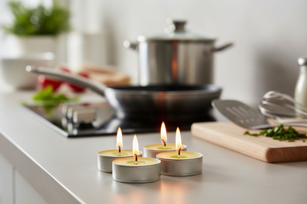 Price's Candles Chef's Tealights (Odour Eliminating) | 1 x 10 Pack
