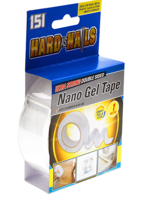 Hard as Nails Nano Gel Tape | Adhesive Tape | 3cm x 1m