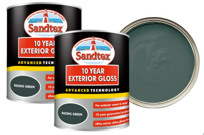 Sandtex Retail 10 Year Exterior Gloss Racing Green 0.75 L